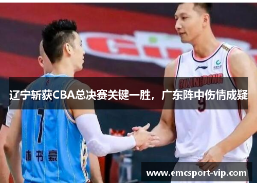 辽宁斩获CBA总决赛关键一胜，广东阵中伤情成疑